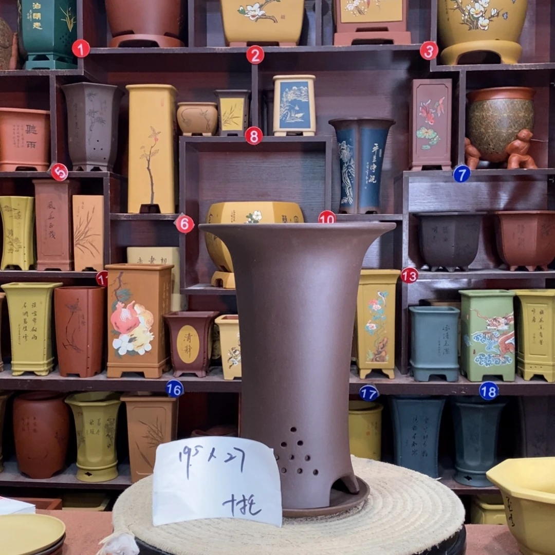 紫砂藝術紫砂花盆