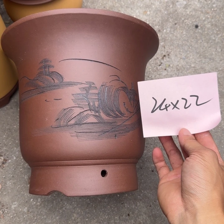 紫砂花盆特价秒杀