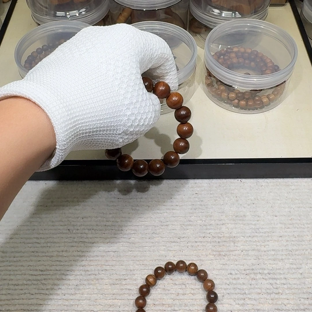 檀香木手串/手链焦糖玛奇朵1.0黑肉微微斑