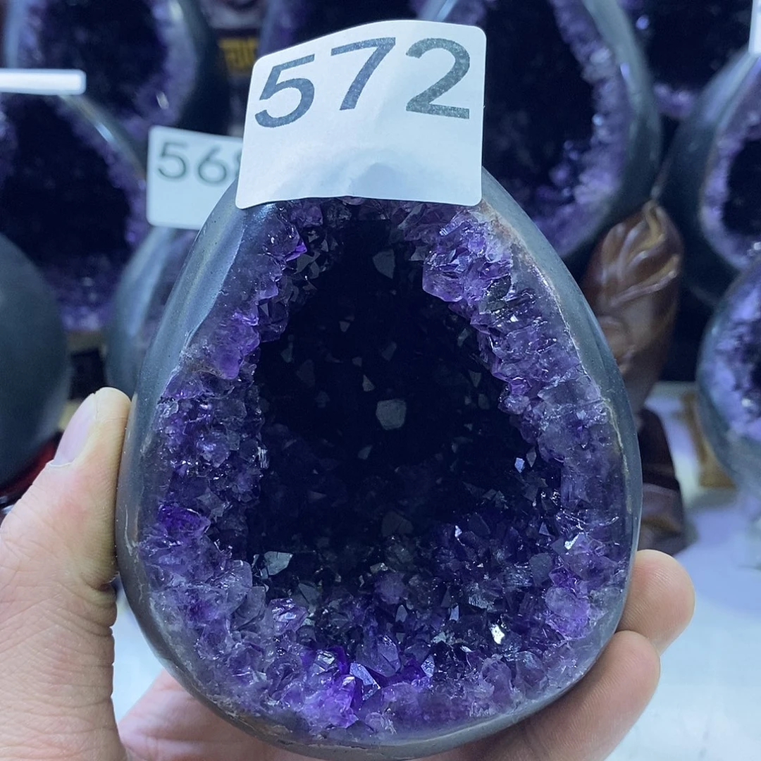 珠宝半成品未镶嵌紫晶572