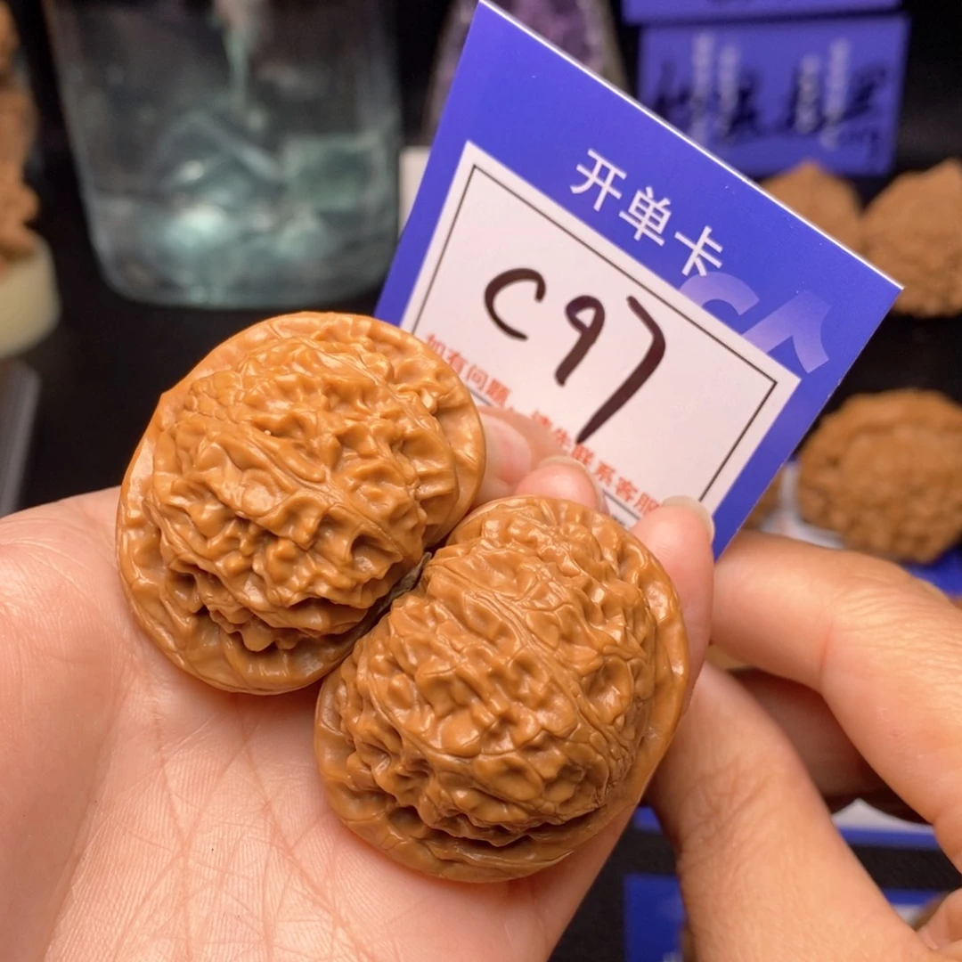 文玩核桃把件41宫灯c97