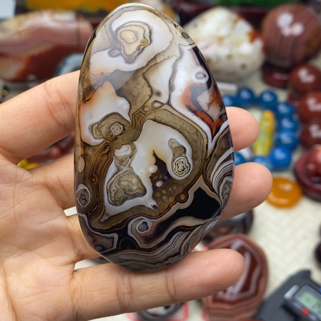 我***恒玛瑙/玉髓未镶嵌颈饰