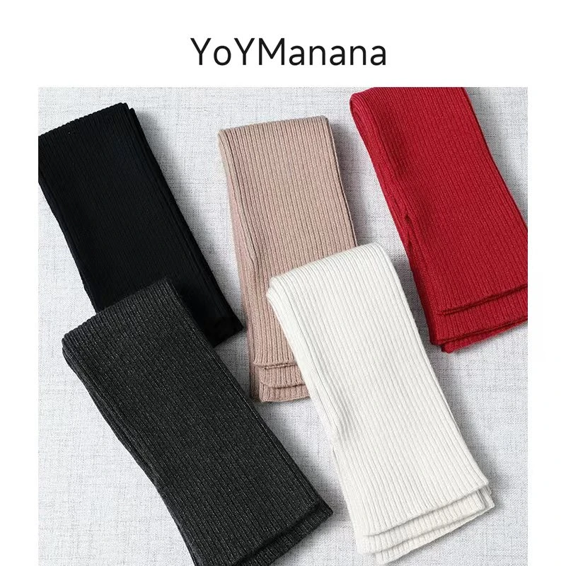 YoYManana针织羊毛腿袜百搭舒适小腿堆堆袜套