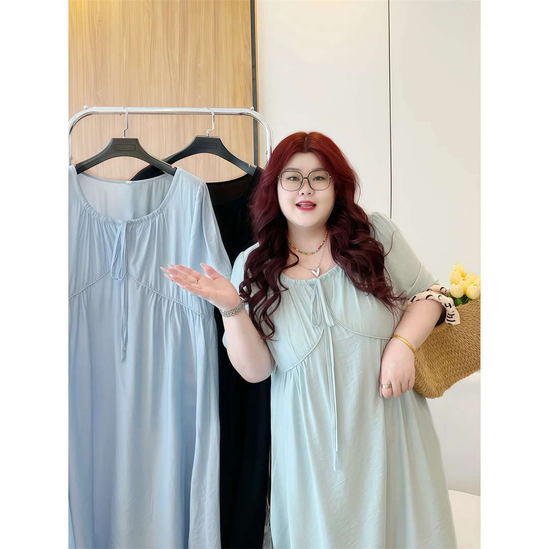 断码捡漏~沙漏芭比 / 法式浪漫方领显瘦修腰连衣裙14486花契大码