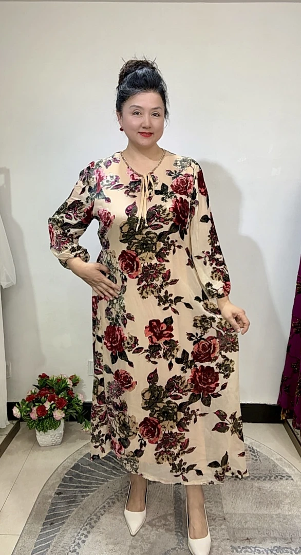 【AYTU】春季高端上档次大码时尚休闲连衣裙