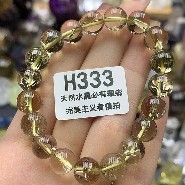 水晶珠宝半成品未镶嵌手串10mm