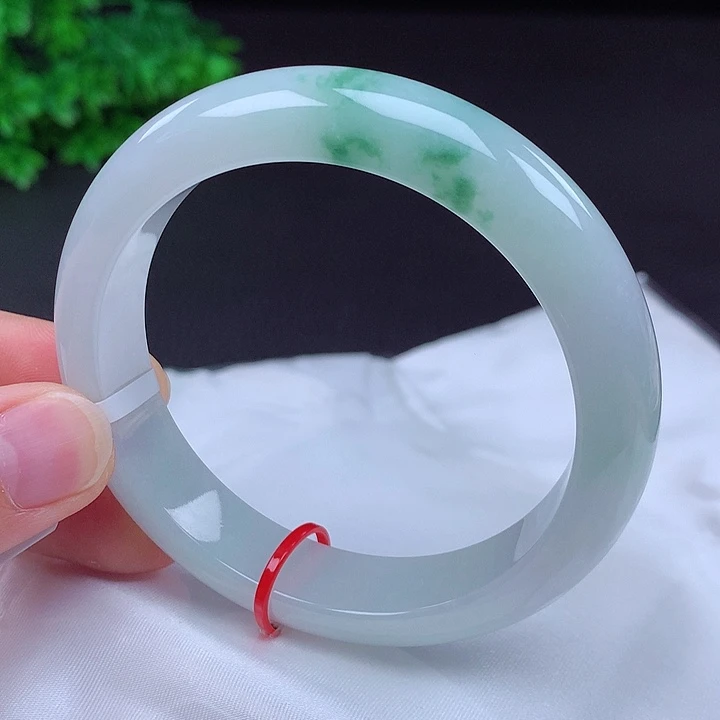 翡翠未镶嵌手镯58圈432513