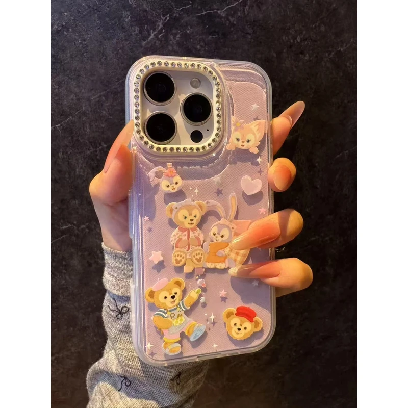 ins高颜值雪莉玫适用iPhone16手机壳14苹果15promax女13/12防摔