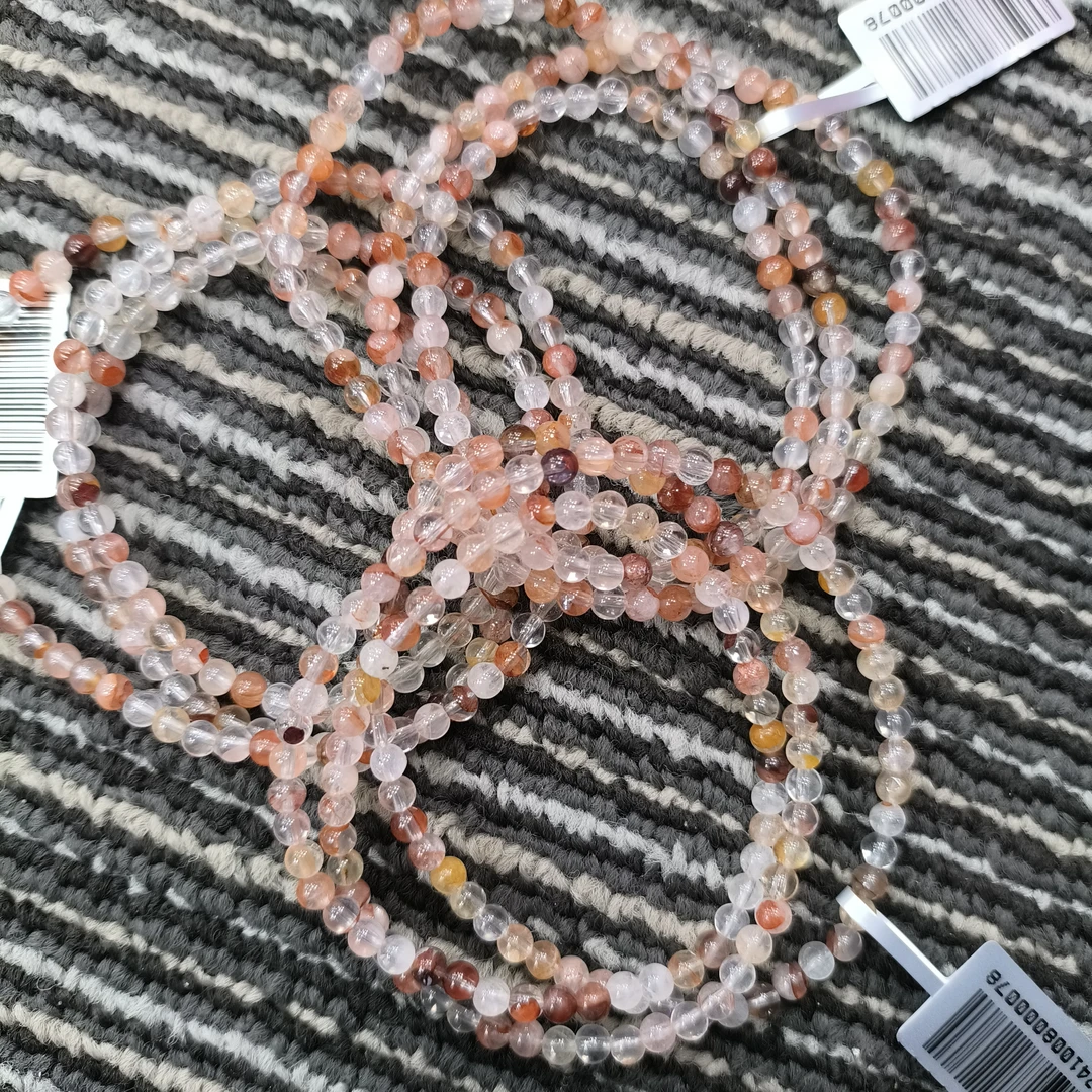 【书记甄选】天然彩胶花三圈手链 多样式发一 约3mm XL2077