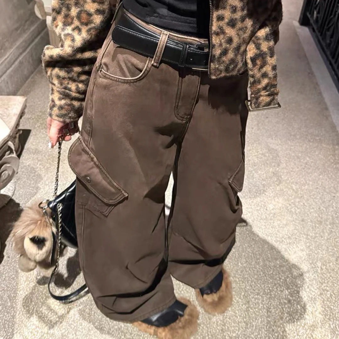 【图】直筒裤高腰四季通用秋季女牛仔裤阔腿裤小众小个子