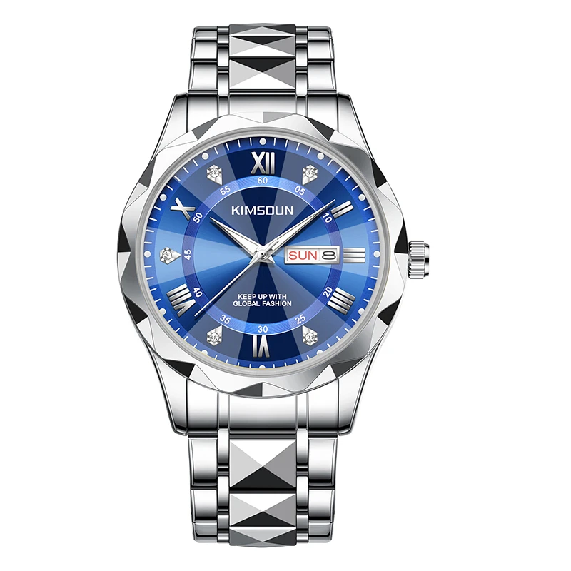 【云仓直发 】全新菱形腕表商务百搭防水腕表简约男款手表男K1823B