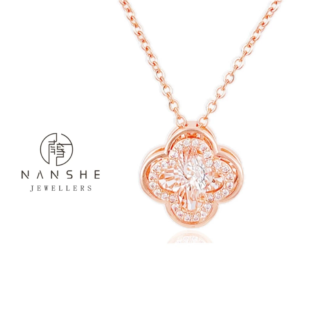 NANSHE/南奢 灵动四花项链时尚轻奢设计感 L44