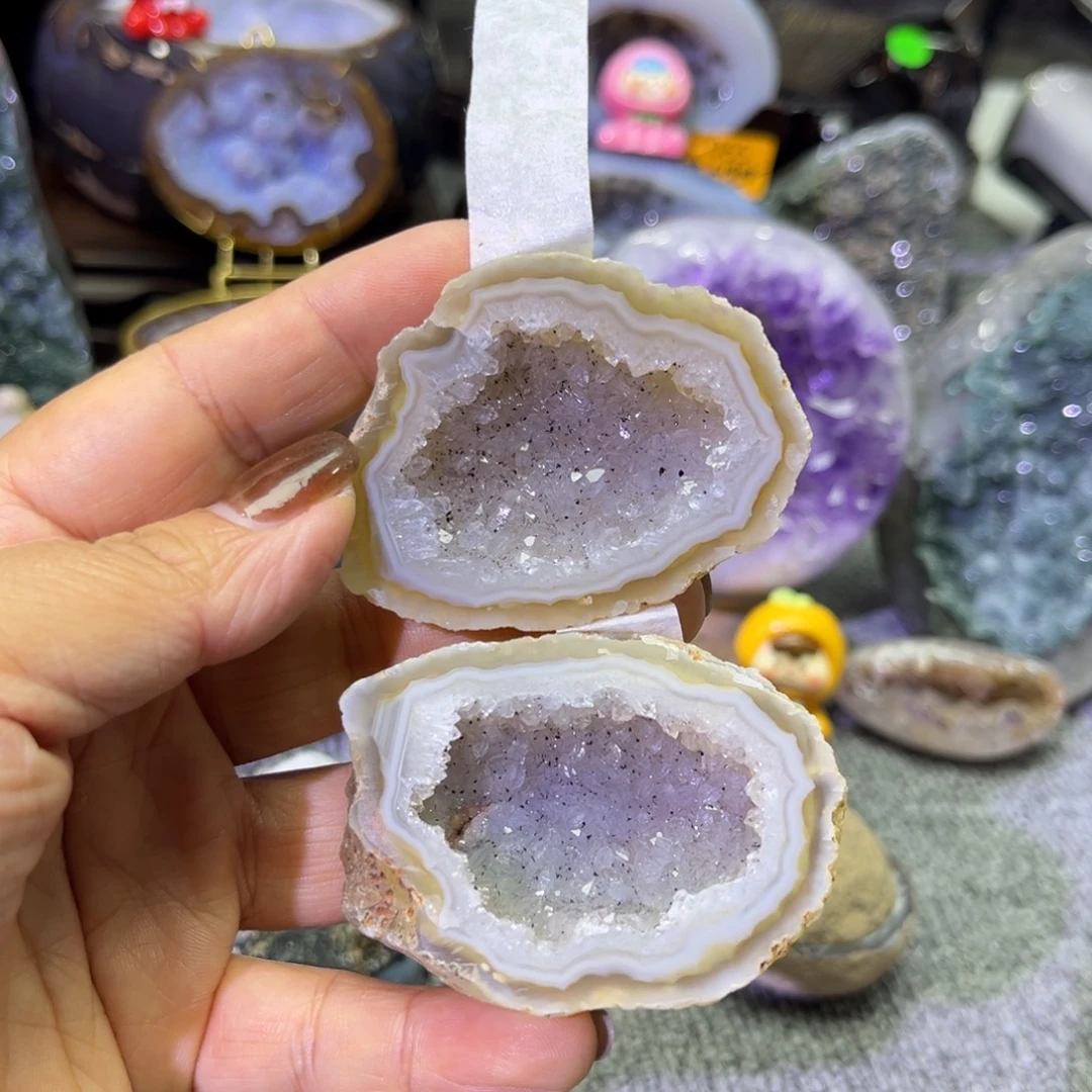 紫晶摆件未镶嵌水晶