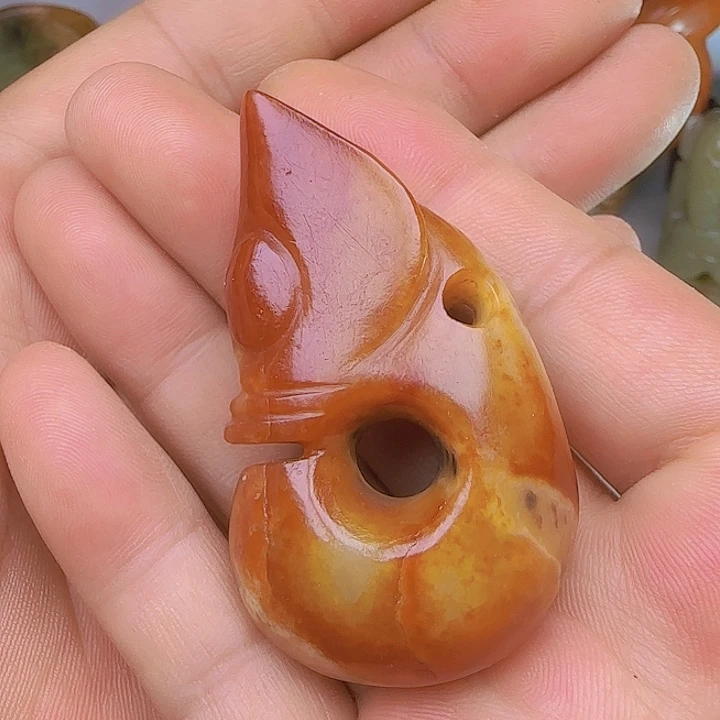 和田玉吊坠(不含链)未镶嵌