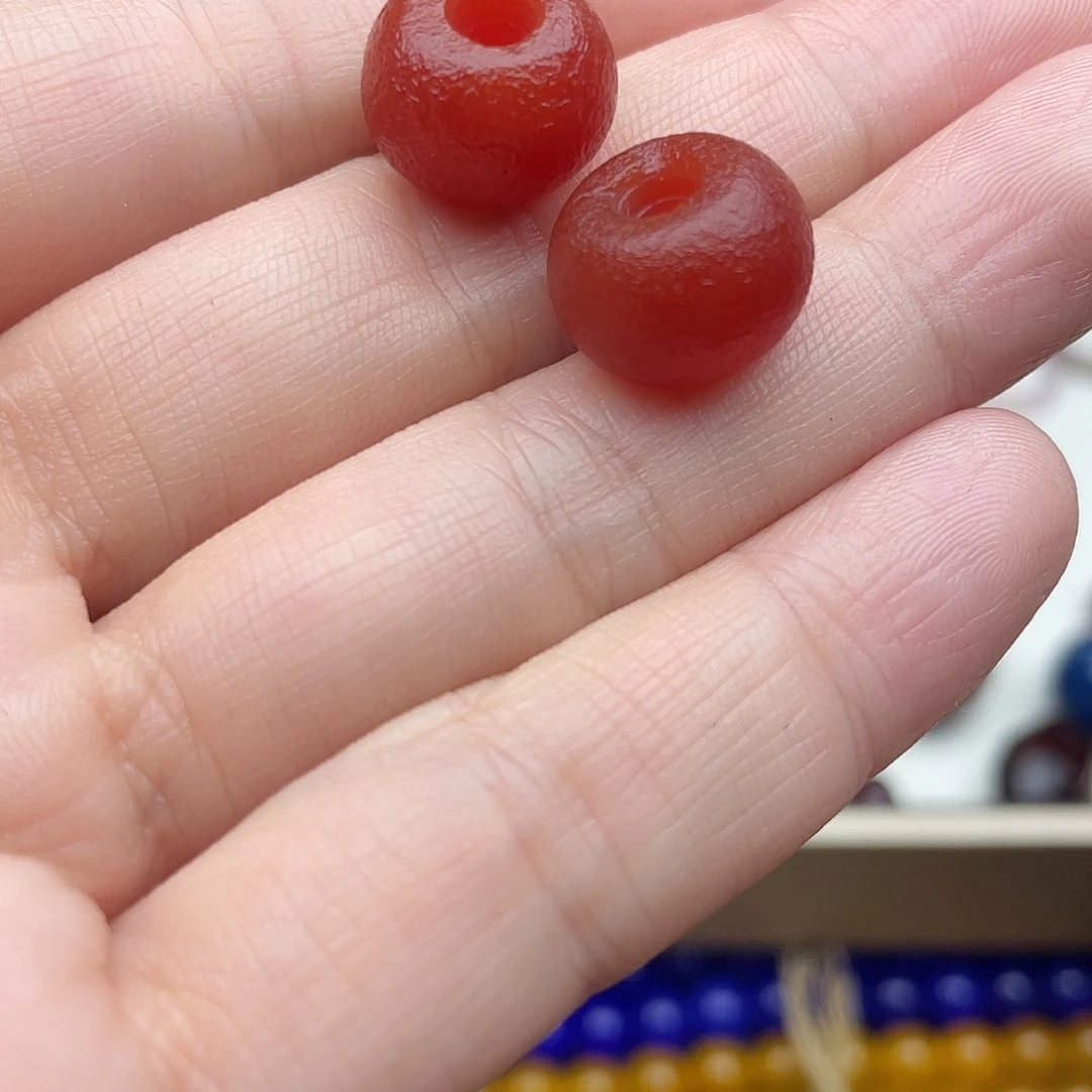 玛瑙/玉髓未镶嵌精品老玛瑙手串
