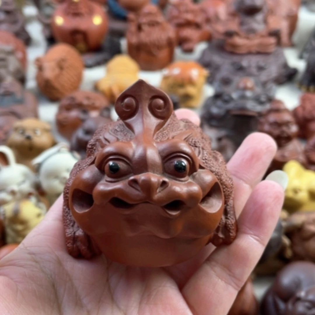 【闪购商品】紫砂茶宠紫砂金蟾