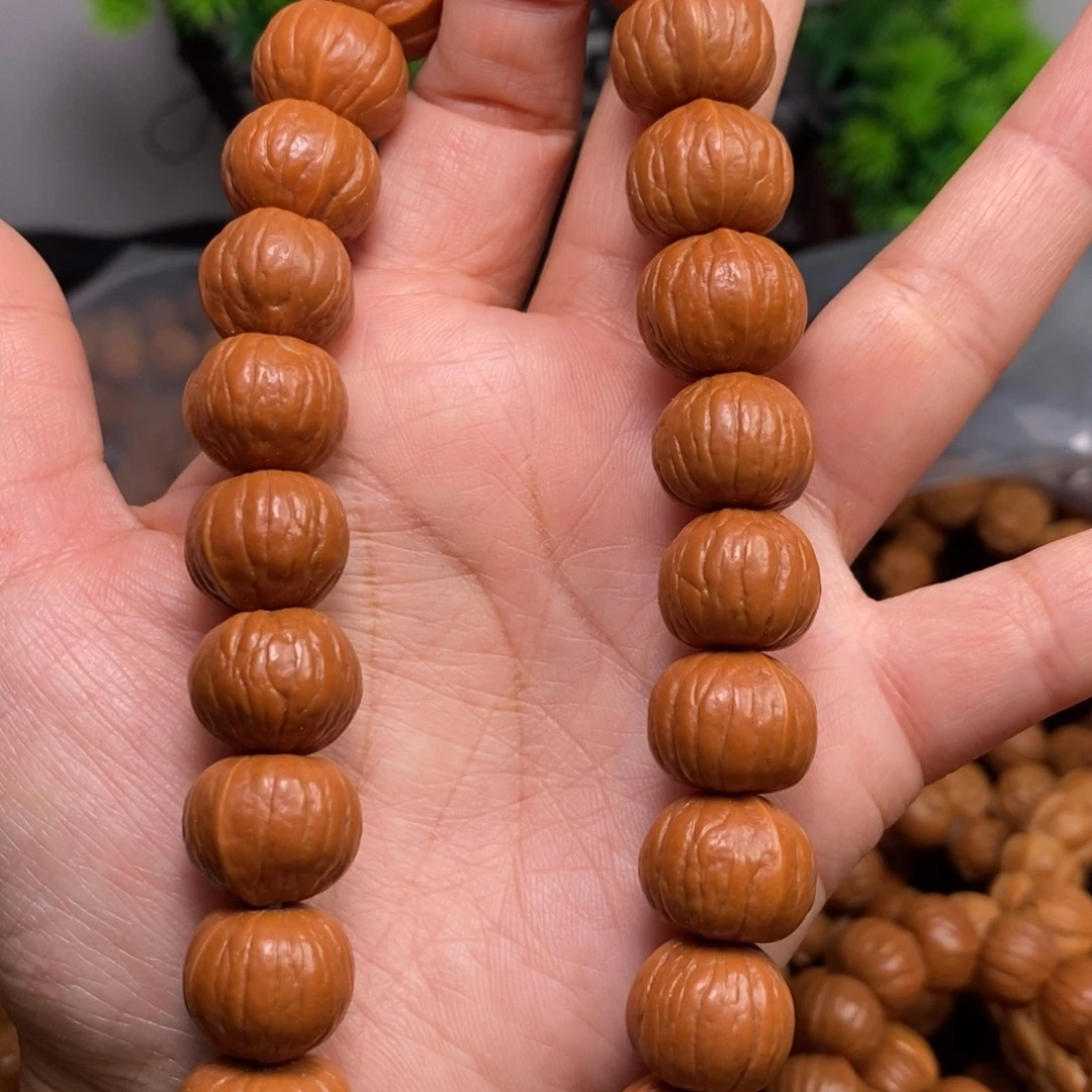 菩提籽类橄榄猴头核桃雕刻手串手链项链吊坠