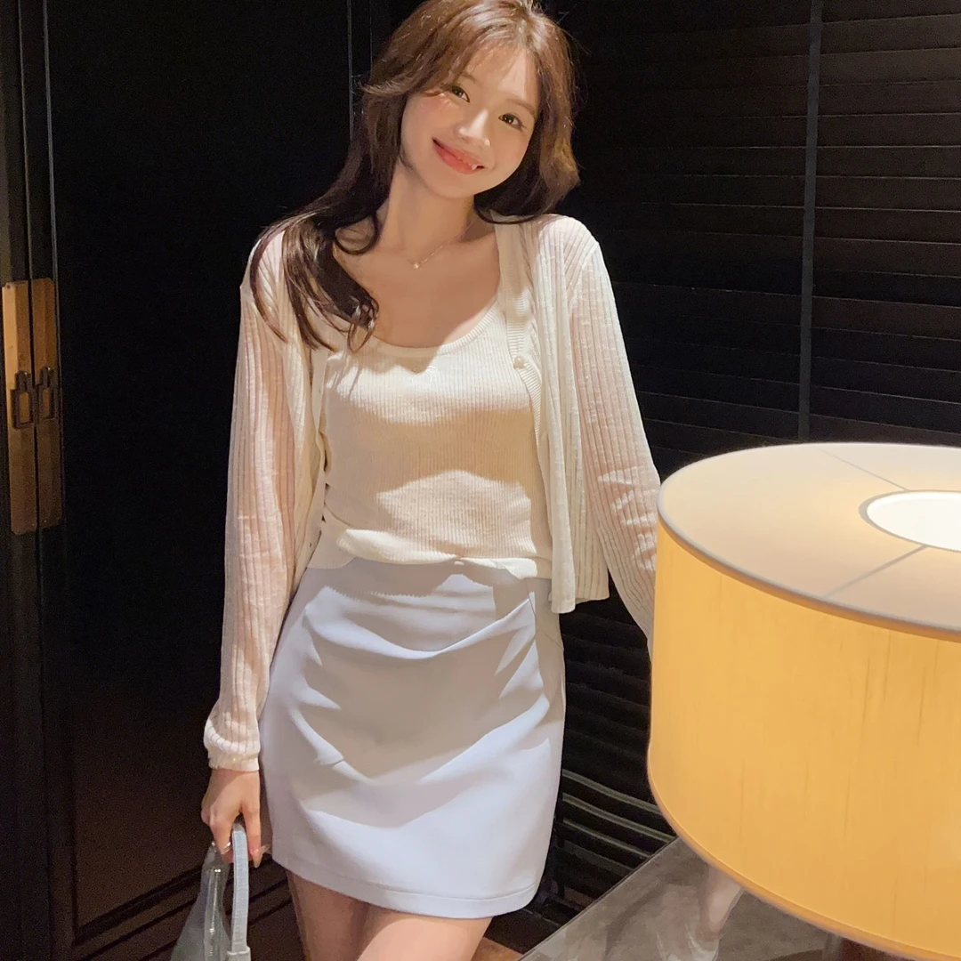 【芝士Cheese】英式典雅 春夏气质显瘦打卡通勤两不误极简设计半裙