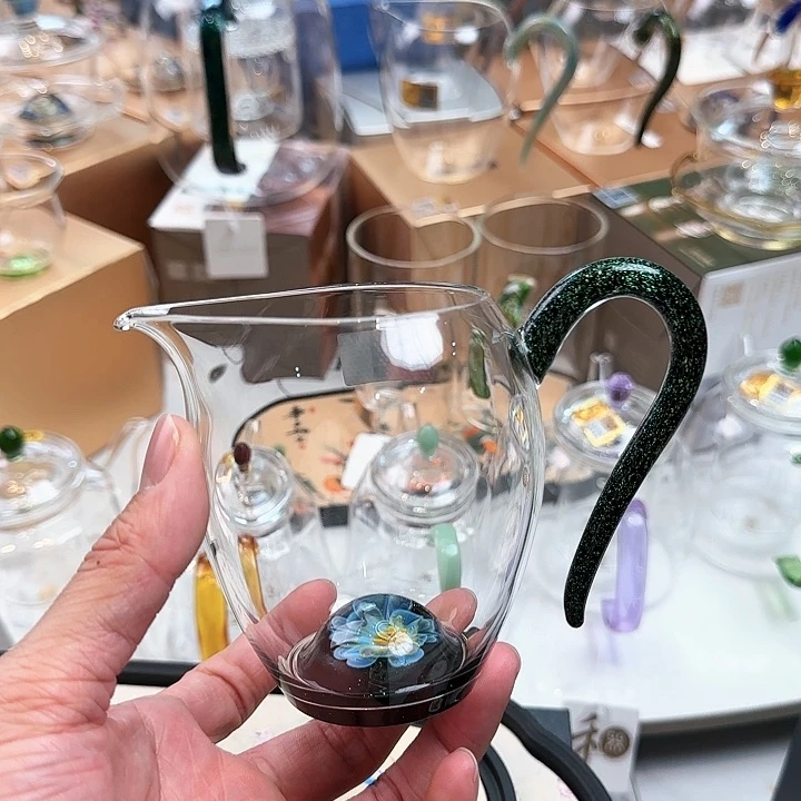 禾器雅青黑金怡然公道杯