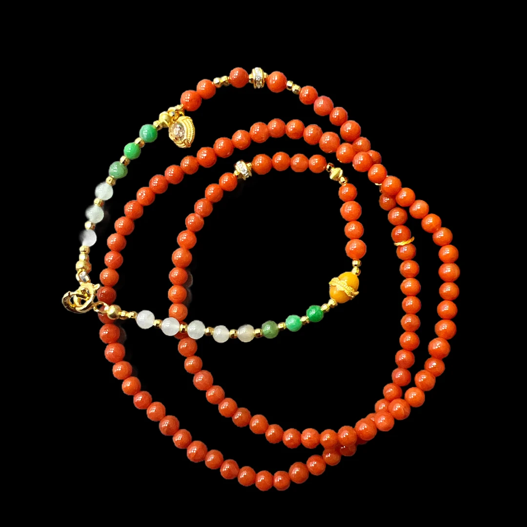 V8337南红项链孤品