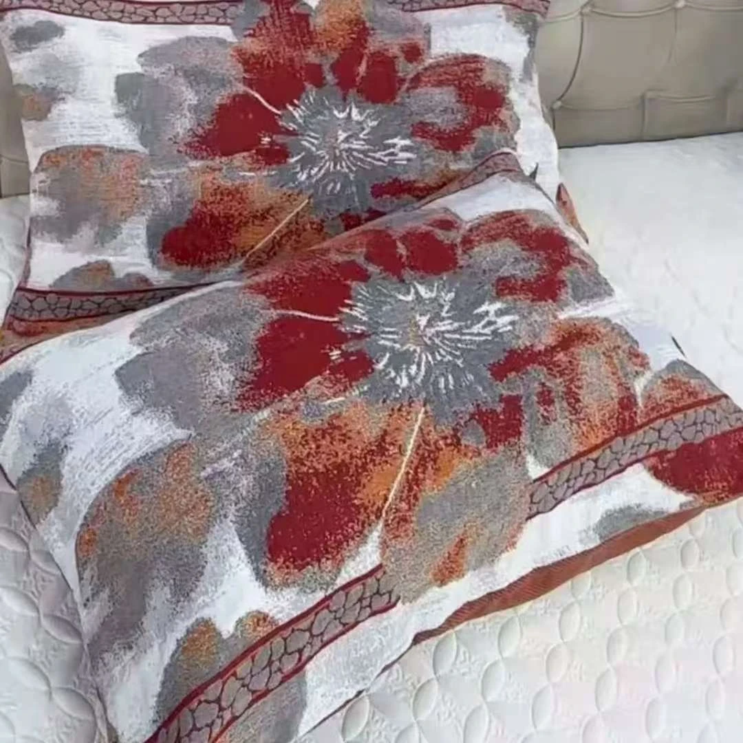 高端精品艾草纱布枕套--墨玉墨50*80