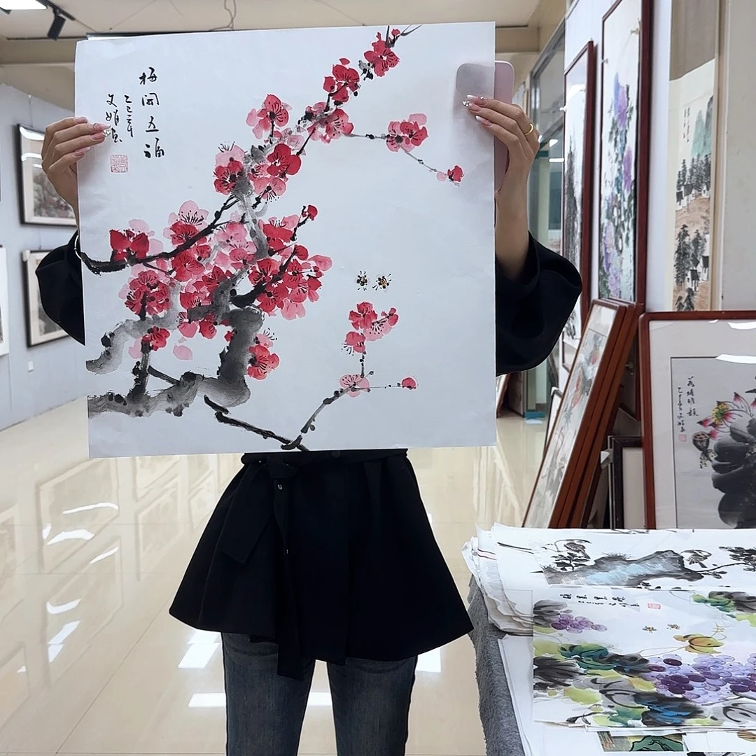 国画国画作品多次