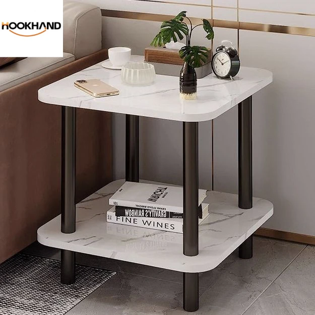 沙发边几小茶几角几简约家用小桌子客厅卧室迷你床头小方桌置物架