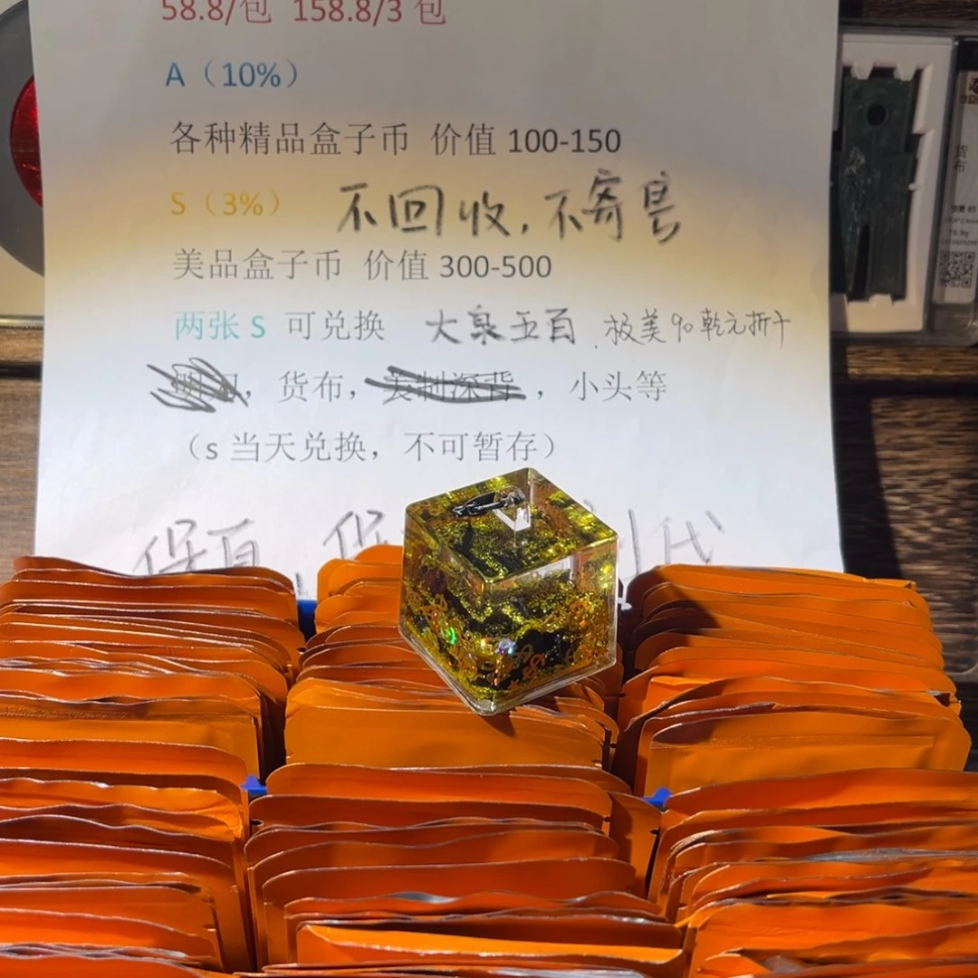 铜钱币福袋不退不换