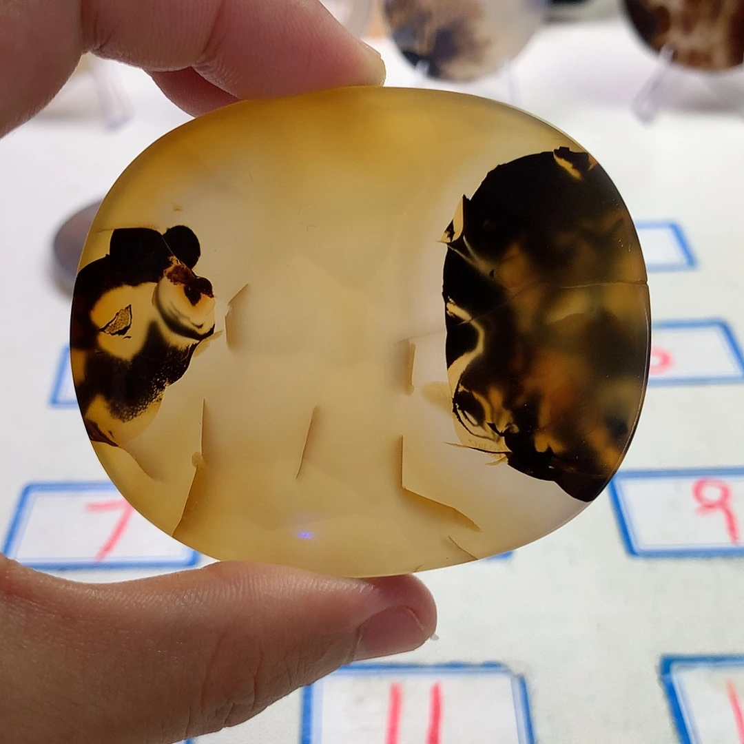 未镶嵌玛瑙/玉髓珠宝半成品