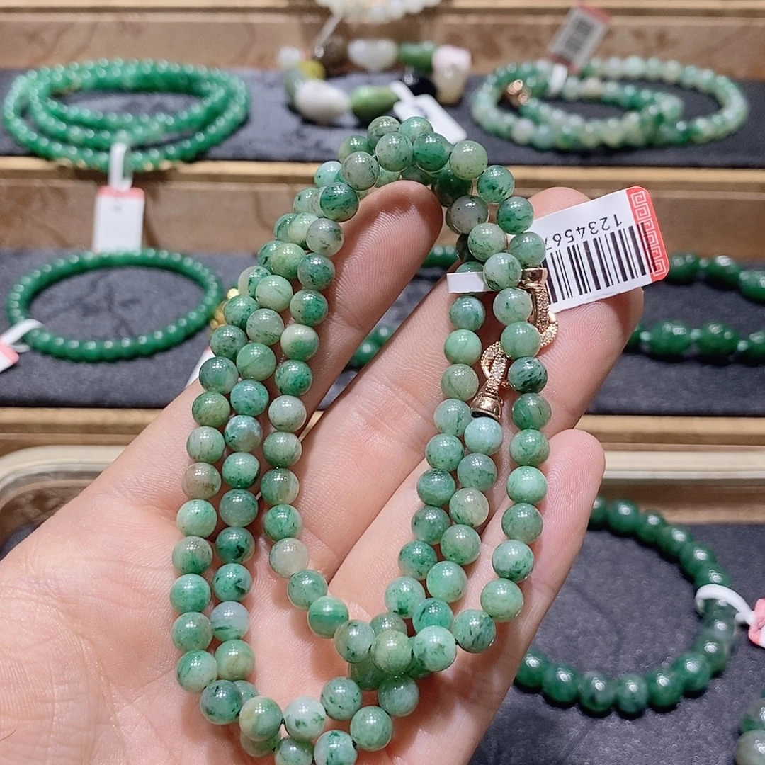 独山玉未镶嵌手串