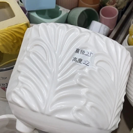 多肉绿植陶瓷花盆9:9包邮，有孔
