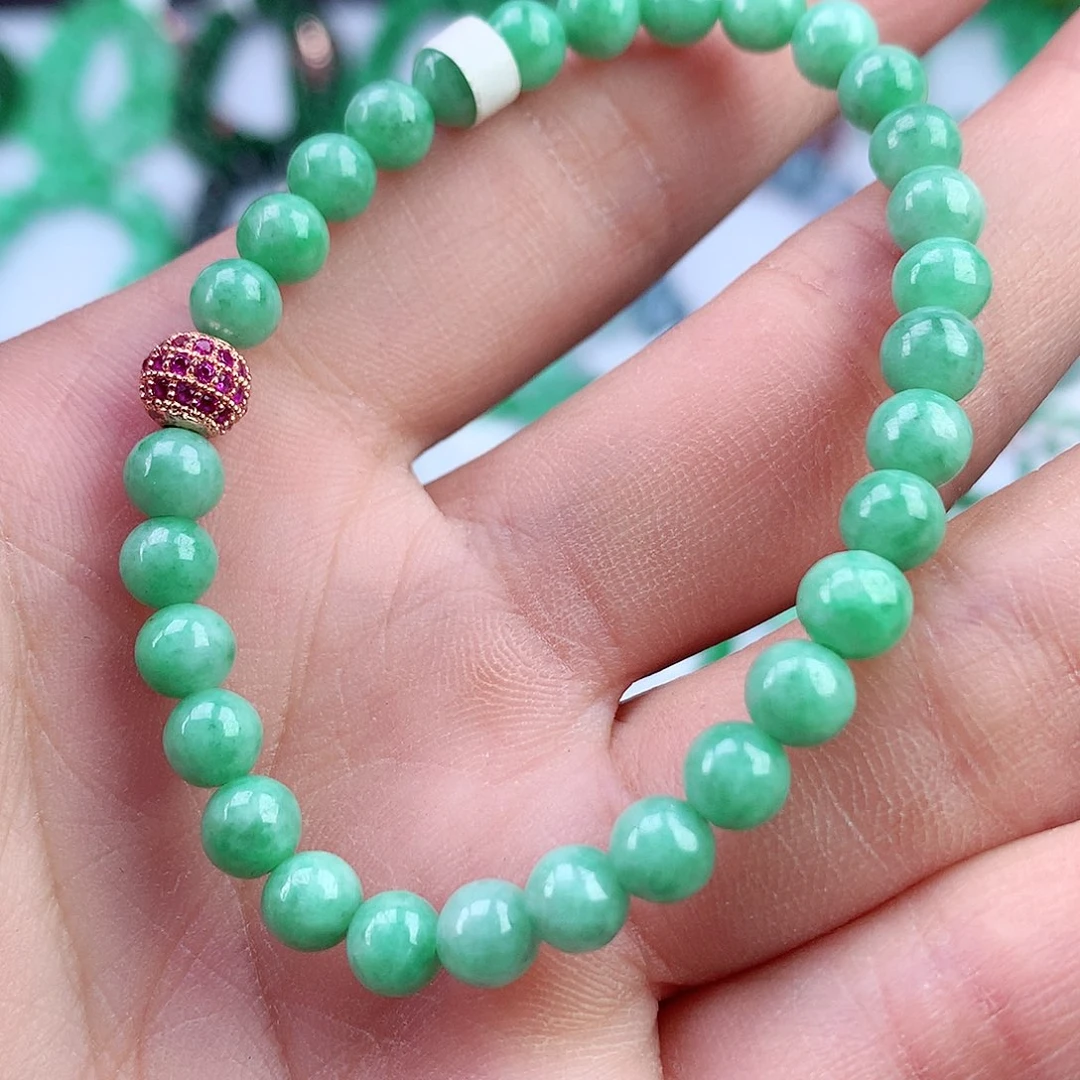 未镶嵌手链翡翠手串