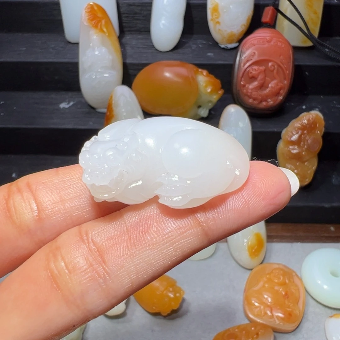 和田玉挂件未镶嵌初*