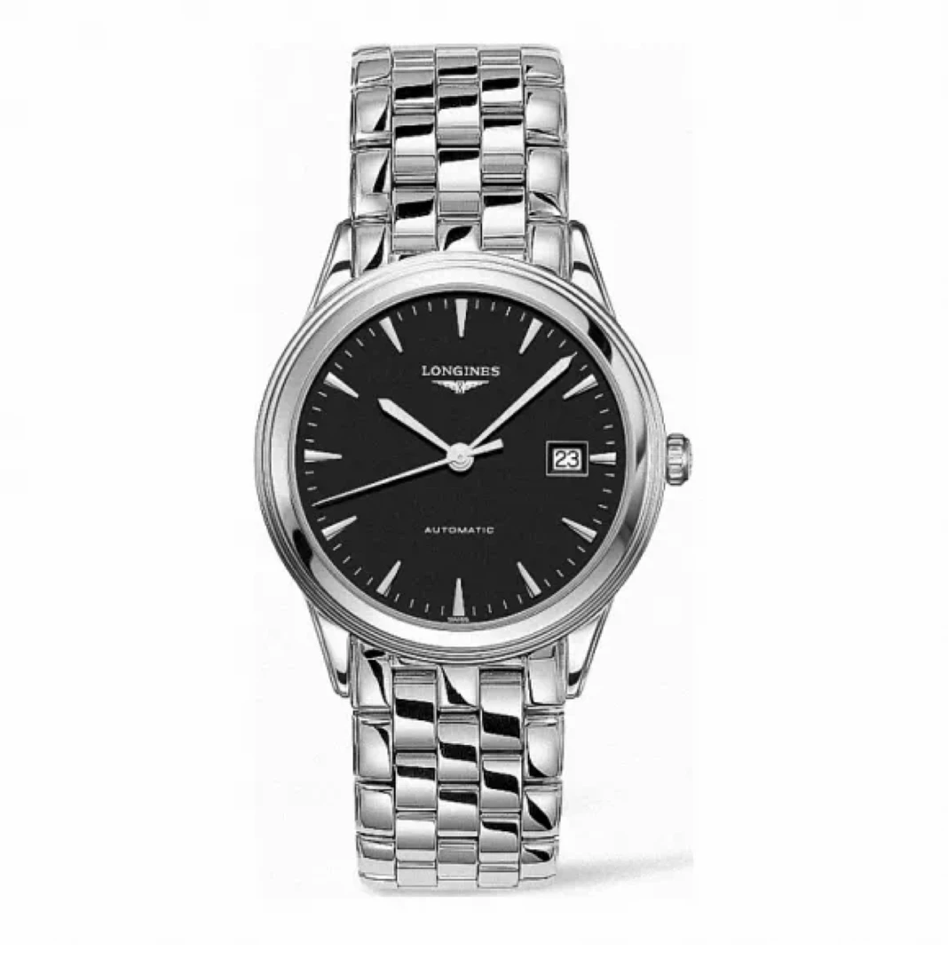 99新 Longines/浪琴 军旗系列男士机械腕表38.5表径L4.874.4.52.6