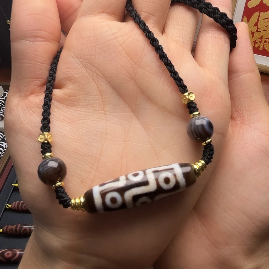 玛瑙/玉髓君合珠宝六眼手绳未镶嵌