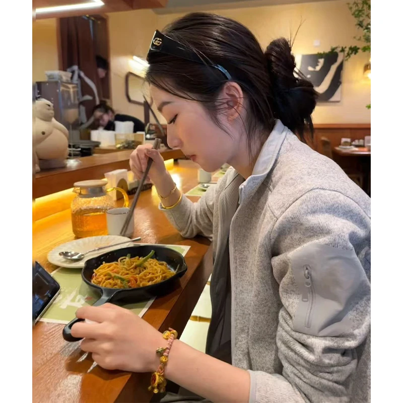 【QICIFIER】抓绒外套 秋冬软糯显瘦抓绒外套 5225