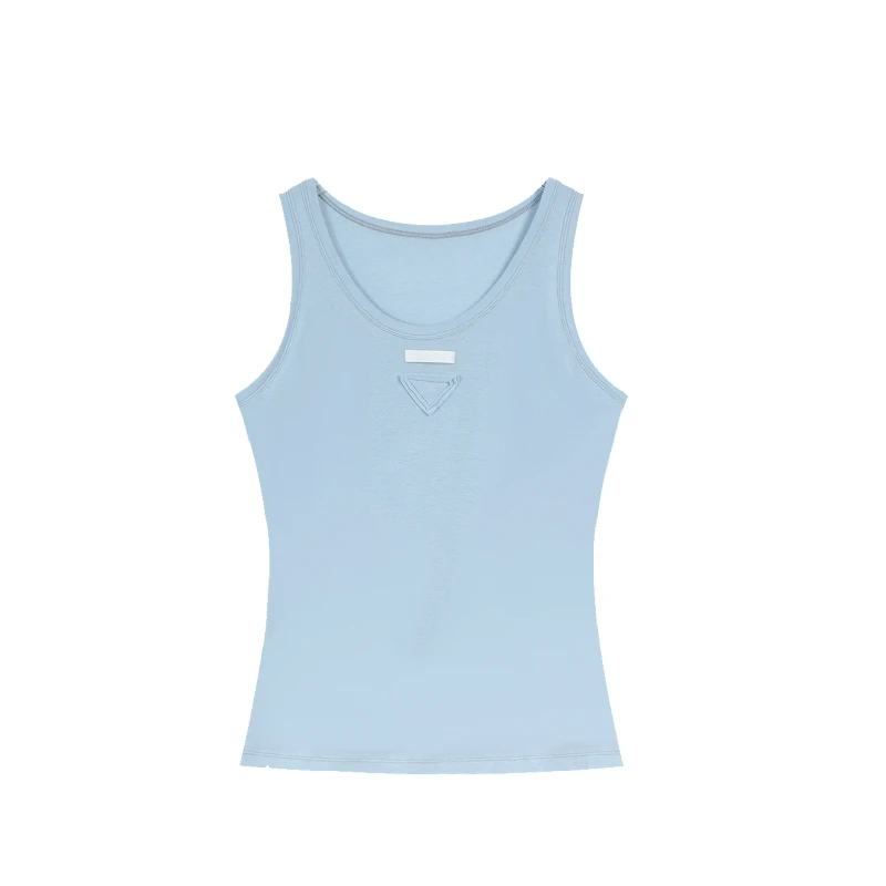 BIG Different 夏季天丝轻奢设计简约内搭气质吊带背心