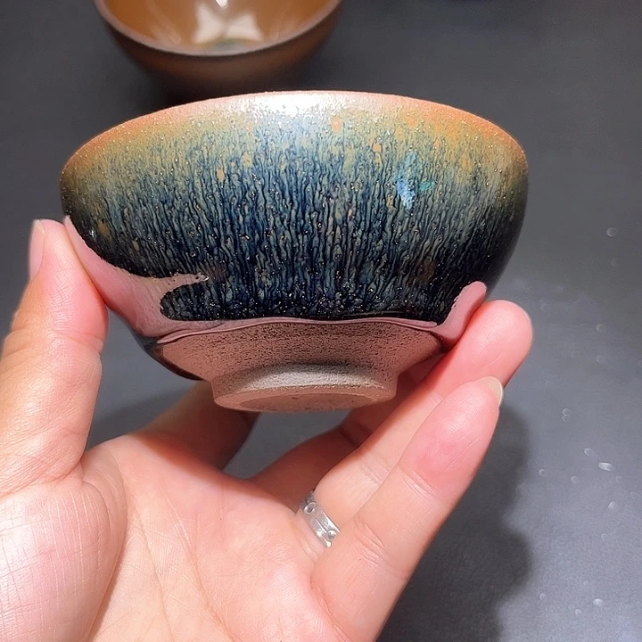茶盏柴烧建盏主人杯26