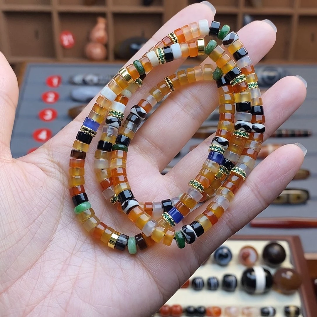 哈***事玛瑙/玉髓颈饰未镶嵌