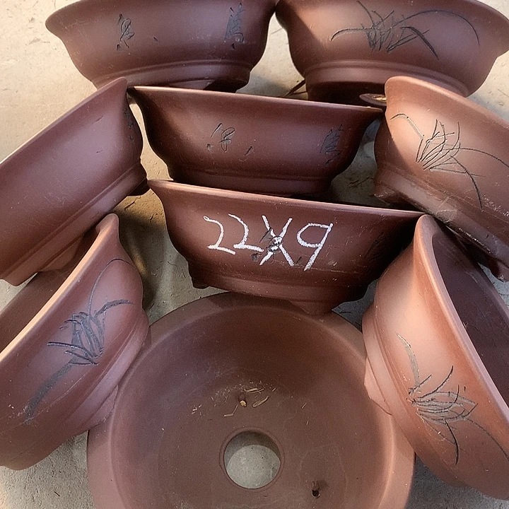 紫砂花盆紫砂处理