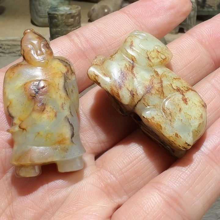 不***缘和田玉未镶嵌挂件