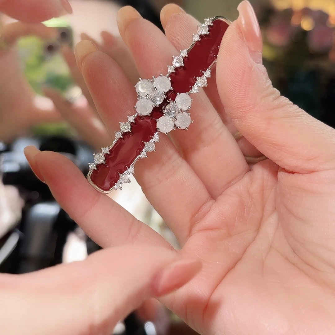 琉璃纯铜合金发夹