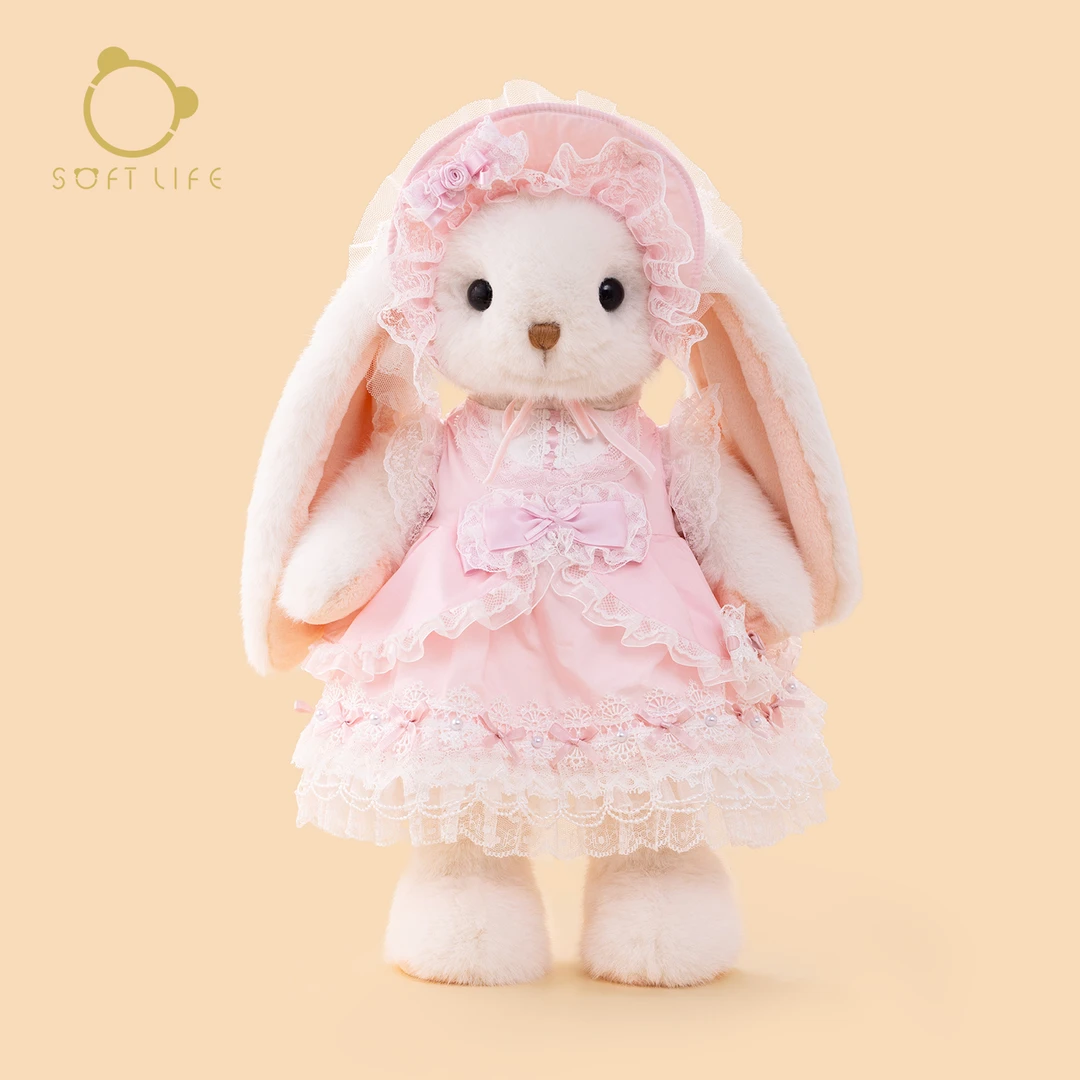 SOFtlife小兔子毛绒玩偶安抚玩具洛丽塔抱睡娃娃公仔生日礼物女生