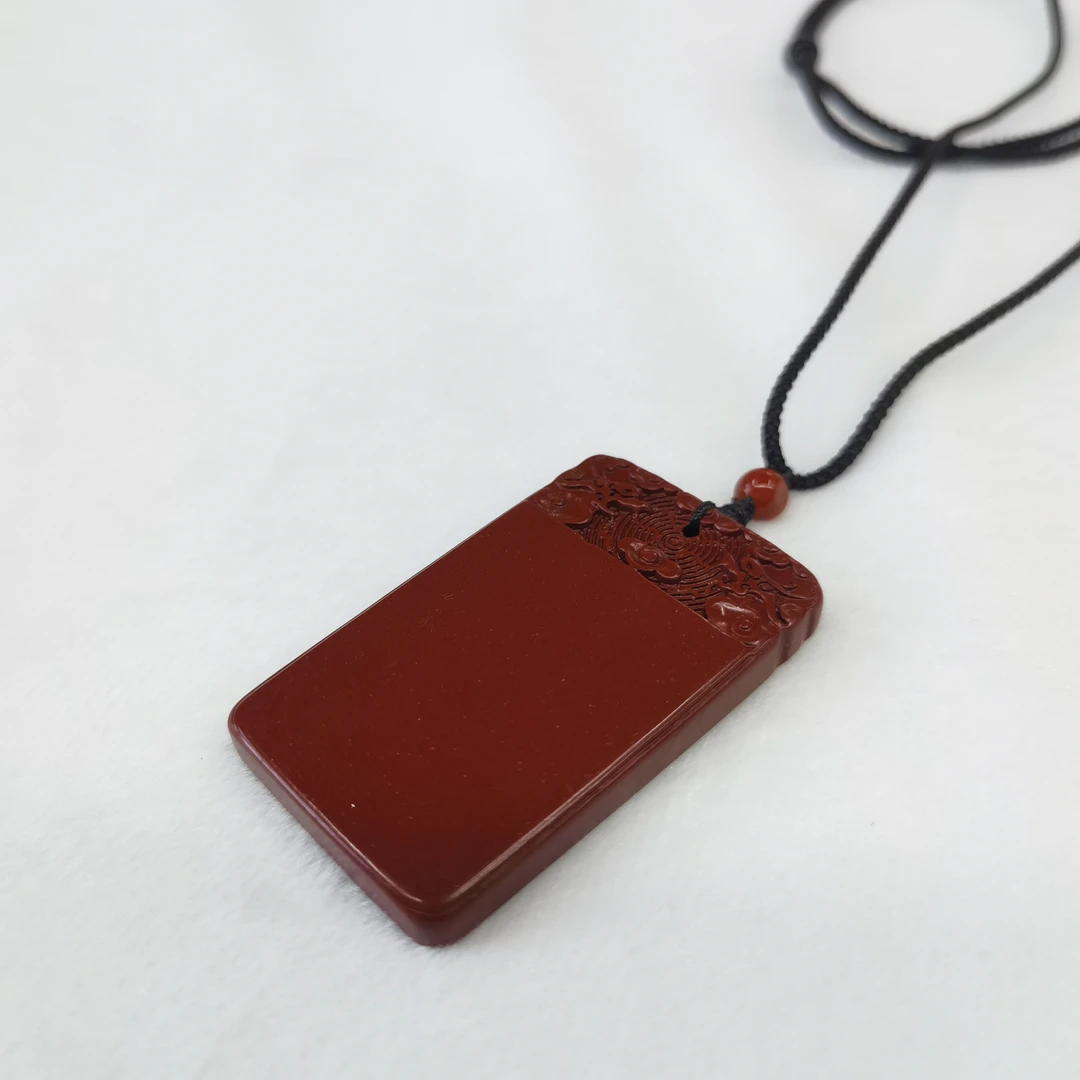 天然辰砂【闪购商品】主播推荐  66朱砂无事牌