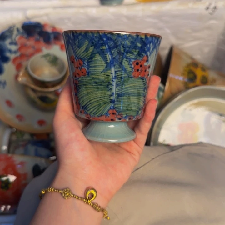 瓷片景德镇陶瓷手工手绘