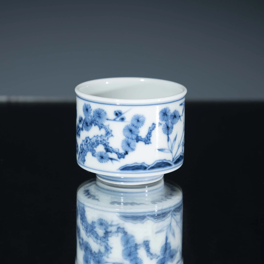 【望月怀古】-松竹梅小直口杯