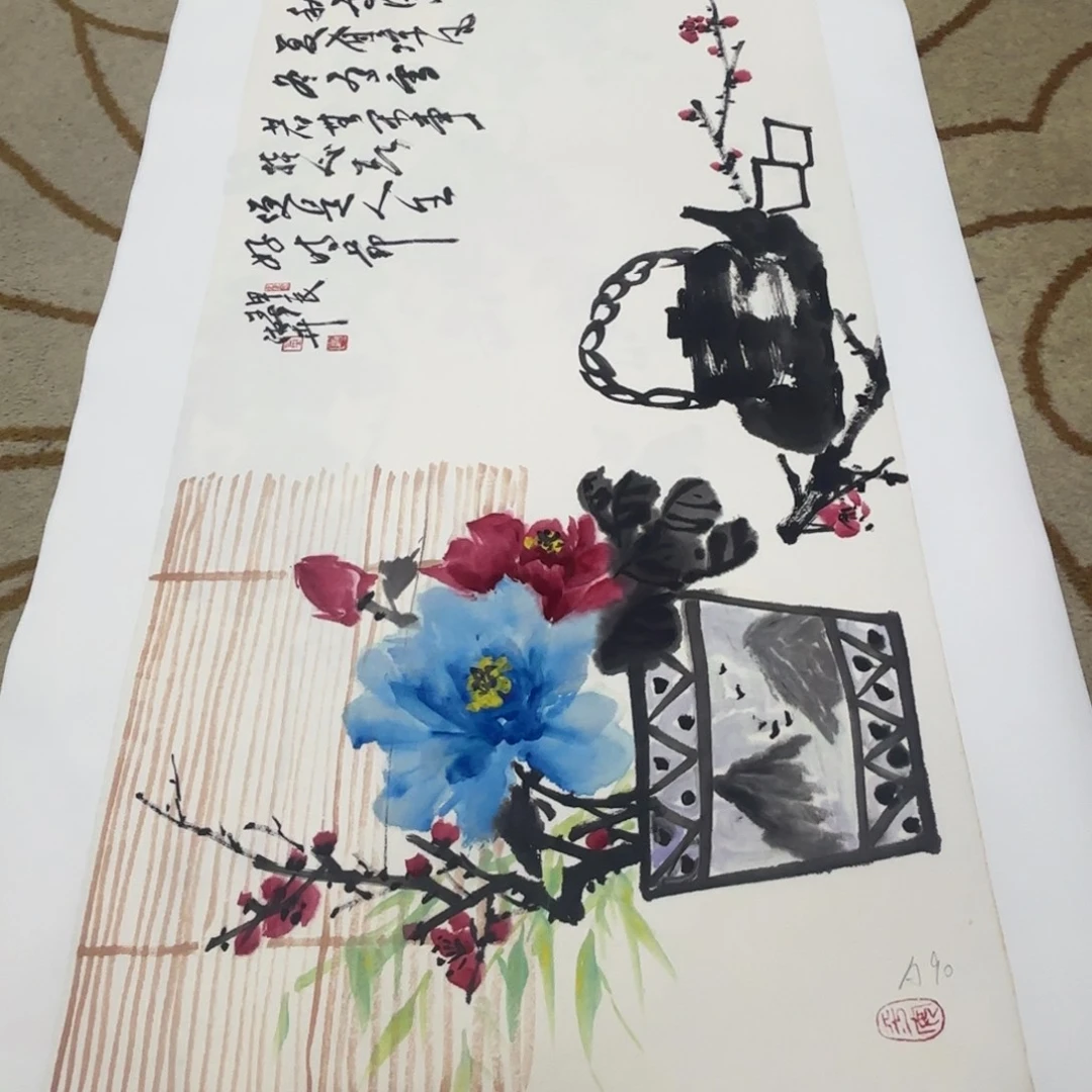 国画国画老师作品刘