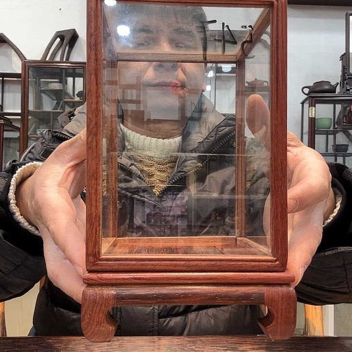 红酸枝木类红酸枝巴里黄檀玻璃罩547