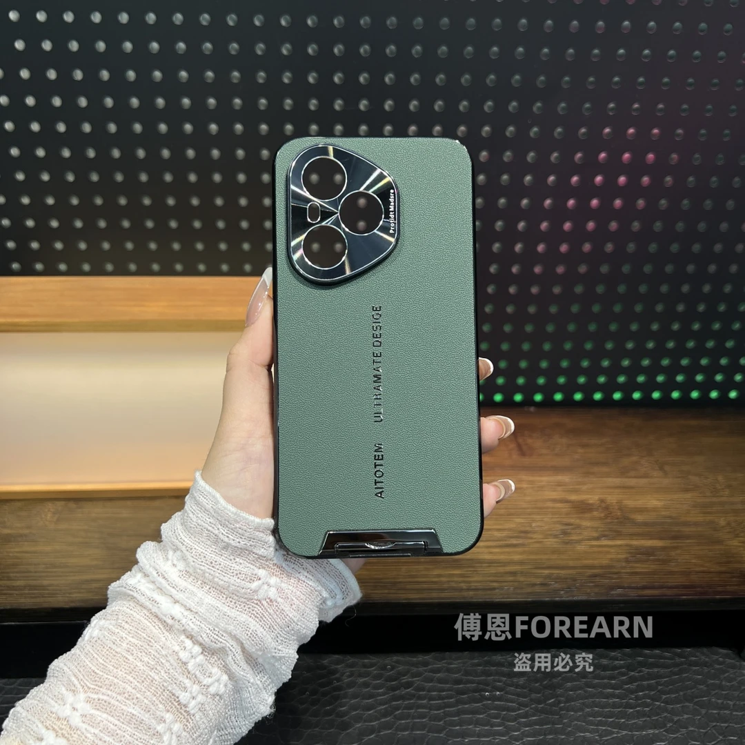 适用于荣耀400Pro手机壳真皮支架honor400保护套个性创意新款男女