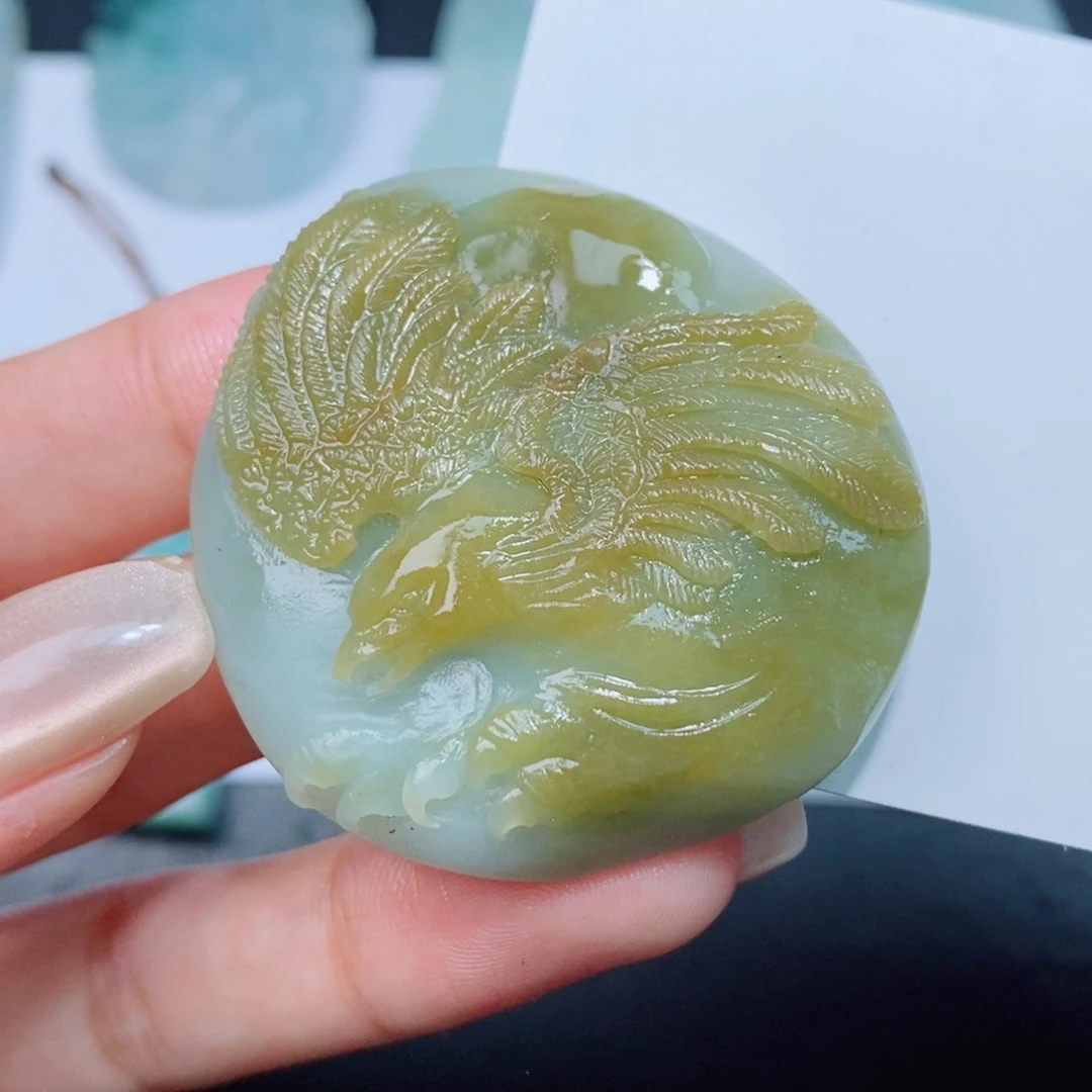 定制翡翠未镶嵌吊坠